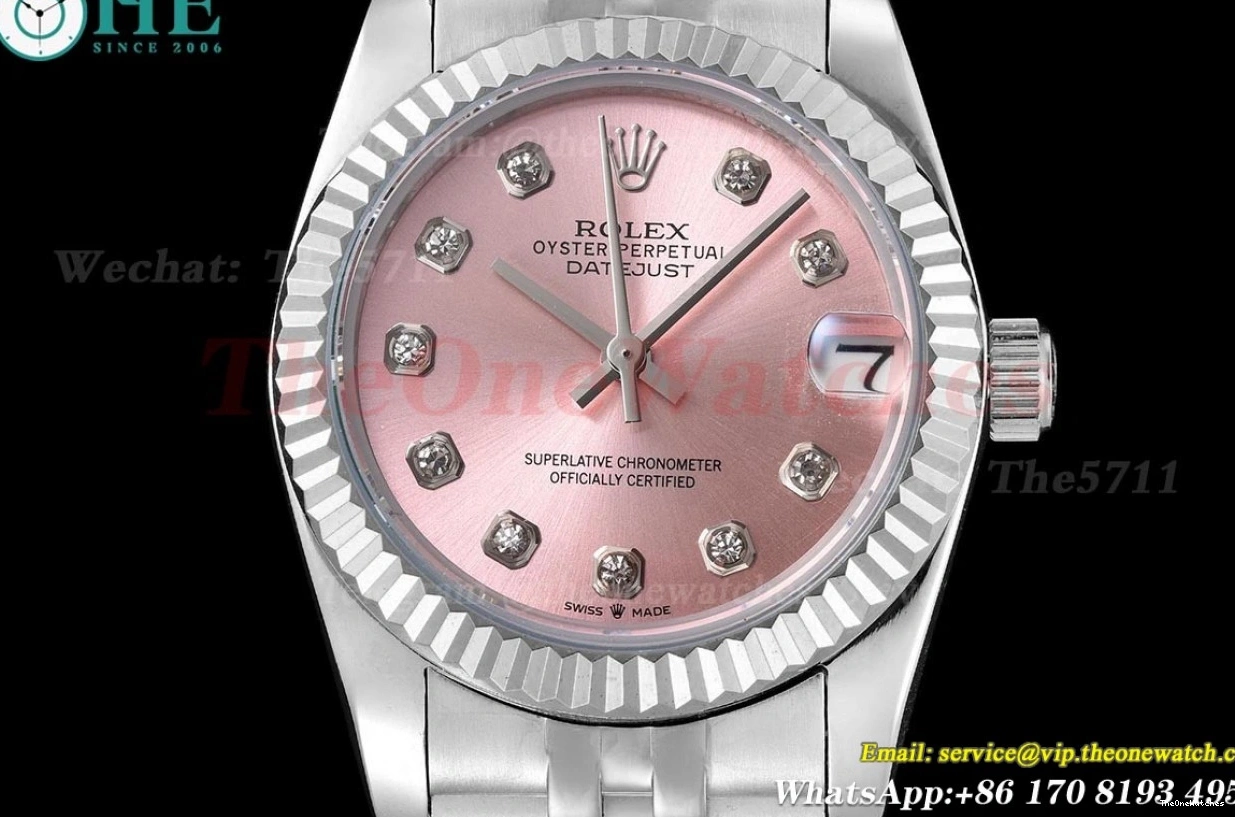Datejust 278274 Dia GDF MY8215 SS SS Pink 31mm 0329